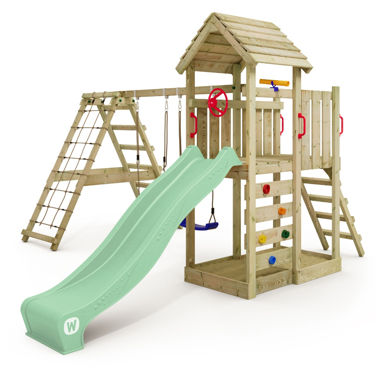 Green climbing frame 2025