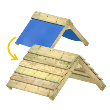 Expansion from plastic roof to wooden roof 89  620128