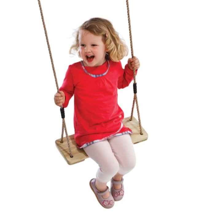Wooden swing seat child store