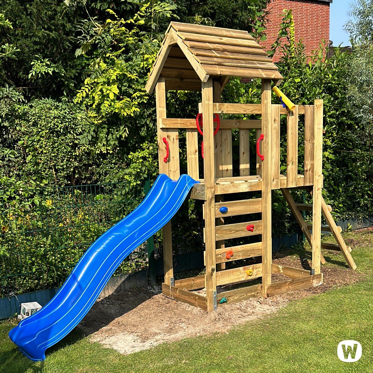 Climbing frame with wooden roof Wickey JoyFlyer  819687_k