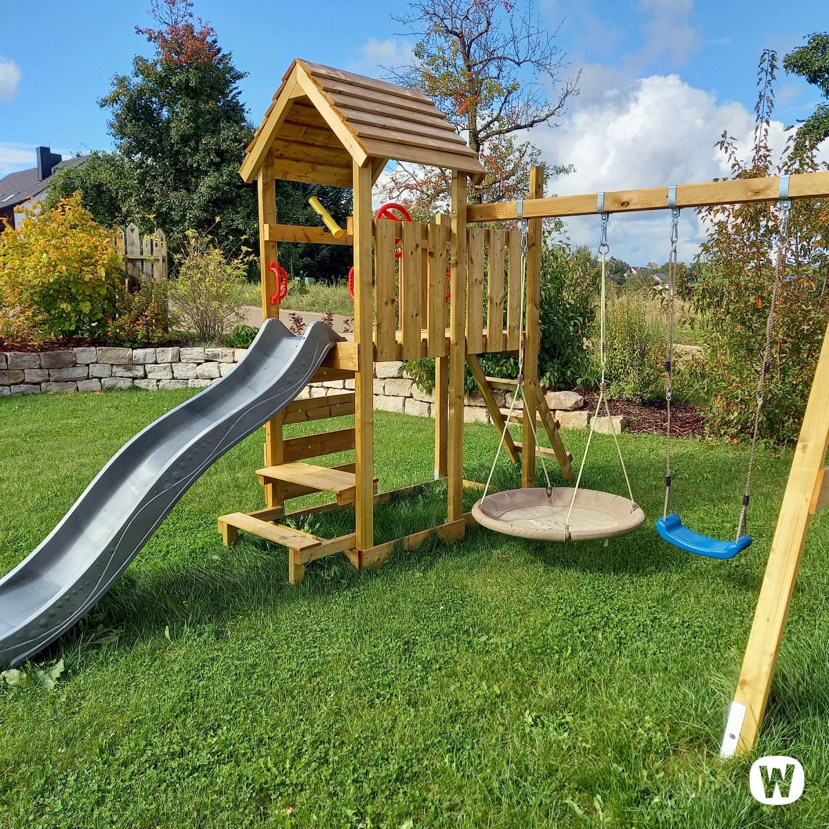 Climbing frame Wickey MultiFlyer with picnic table 826822_k