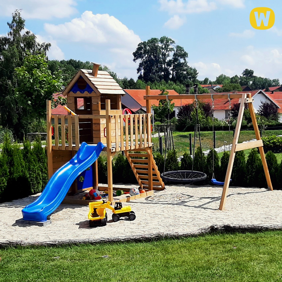 Climbing frame Wickey Smart Lodge 150 814161_k