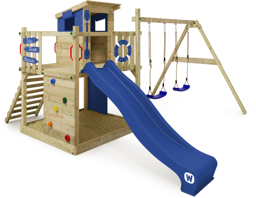 Wooden climbing frame Wickey Smart Camp