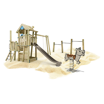 Complete commercial kids' playground