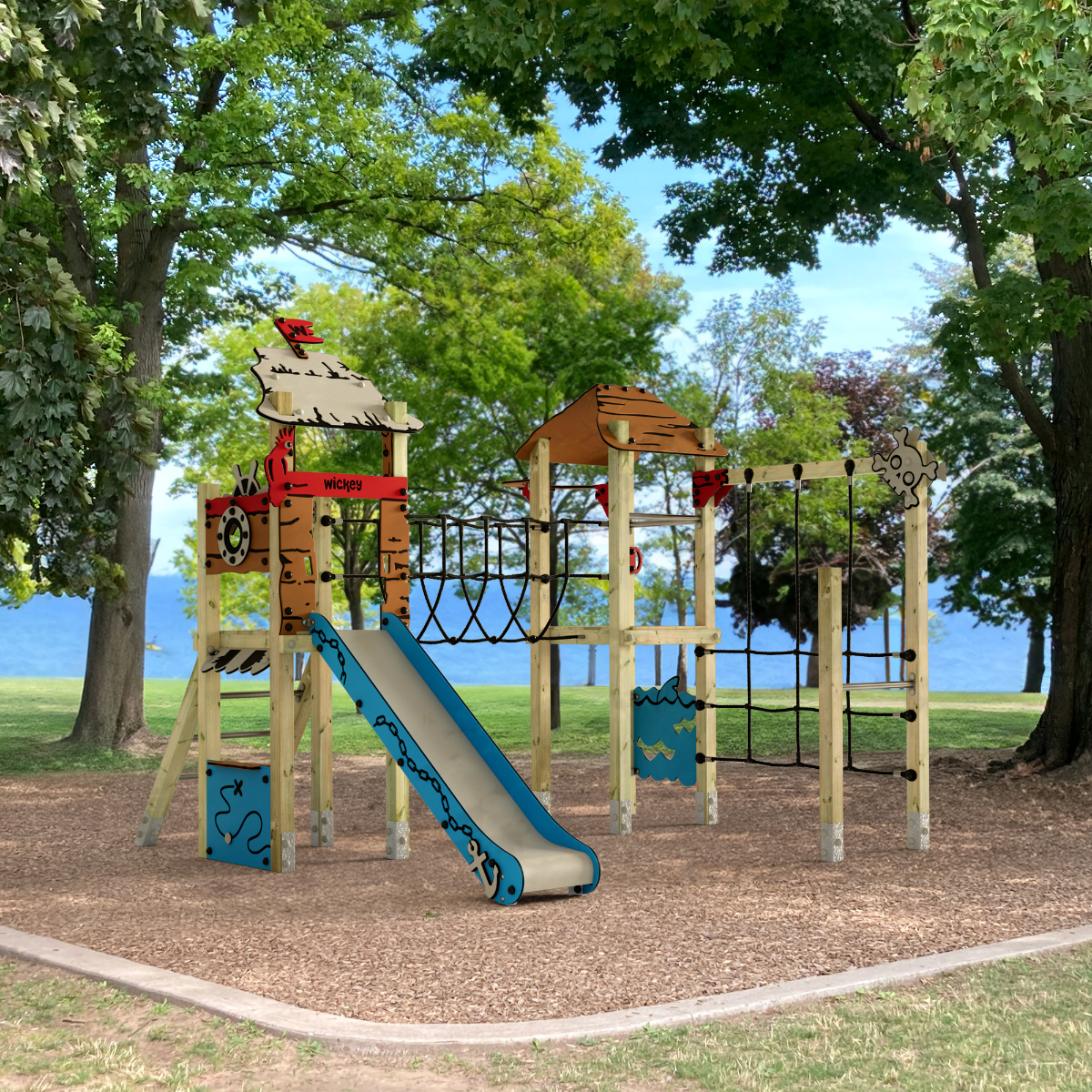 Climbing frame Wickey PRO MAGIC Treasure+  1000032