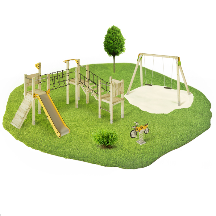Complete public playground Wickey PRO MAGIC Surf main product photo