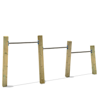 GIANT Powerbar gym bar with 3 stainless steel gym bars  613979