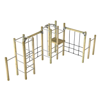Parkour playground equipment